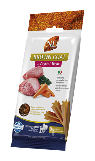 Brown Coat dental treat with lamb, Norwegian kelp and carrot medium & maxi